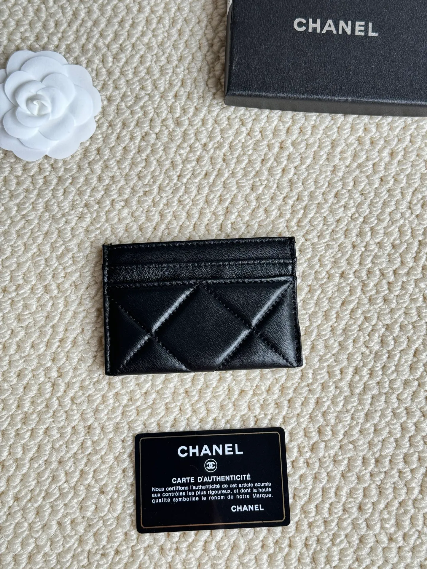 💰100 chanel classic sheepskin card bag Chanel counter new card holder👍 Model number: AP2364 Size: 7.5 × 11.2 × 0.5 cm 😍😍Fine workmanship and high-end quality