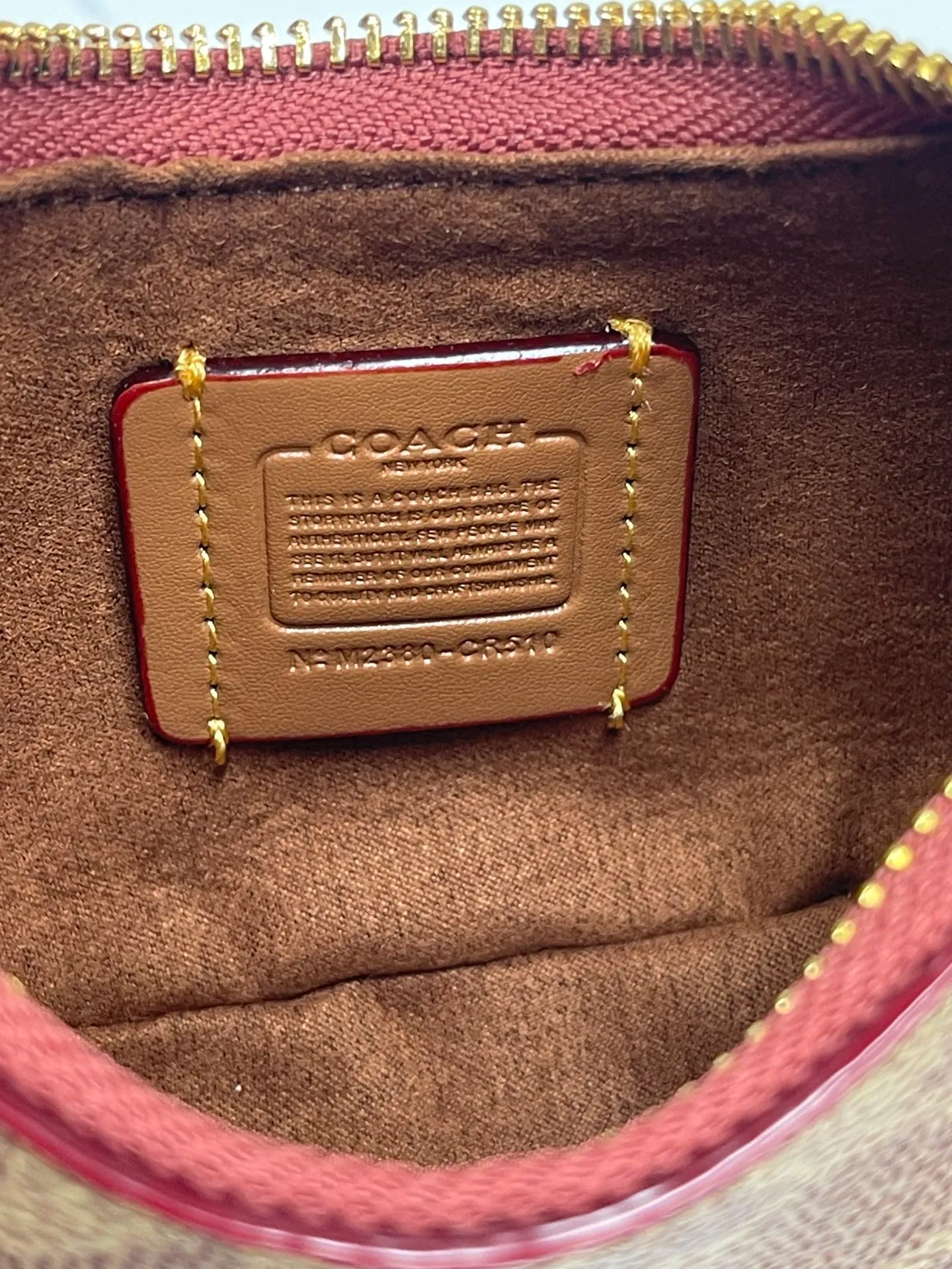 Batch 360💰Coach’s new women’s mini dumpling bag model: CR510 wrist bag, shoulder crossbody retro half-moon bag jonie armpit bag, size: 15*7*6