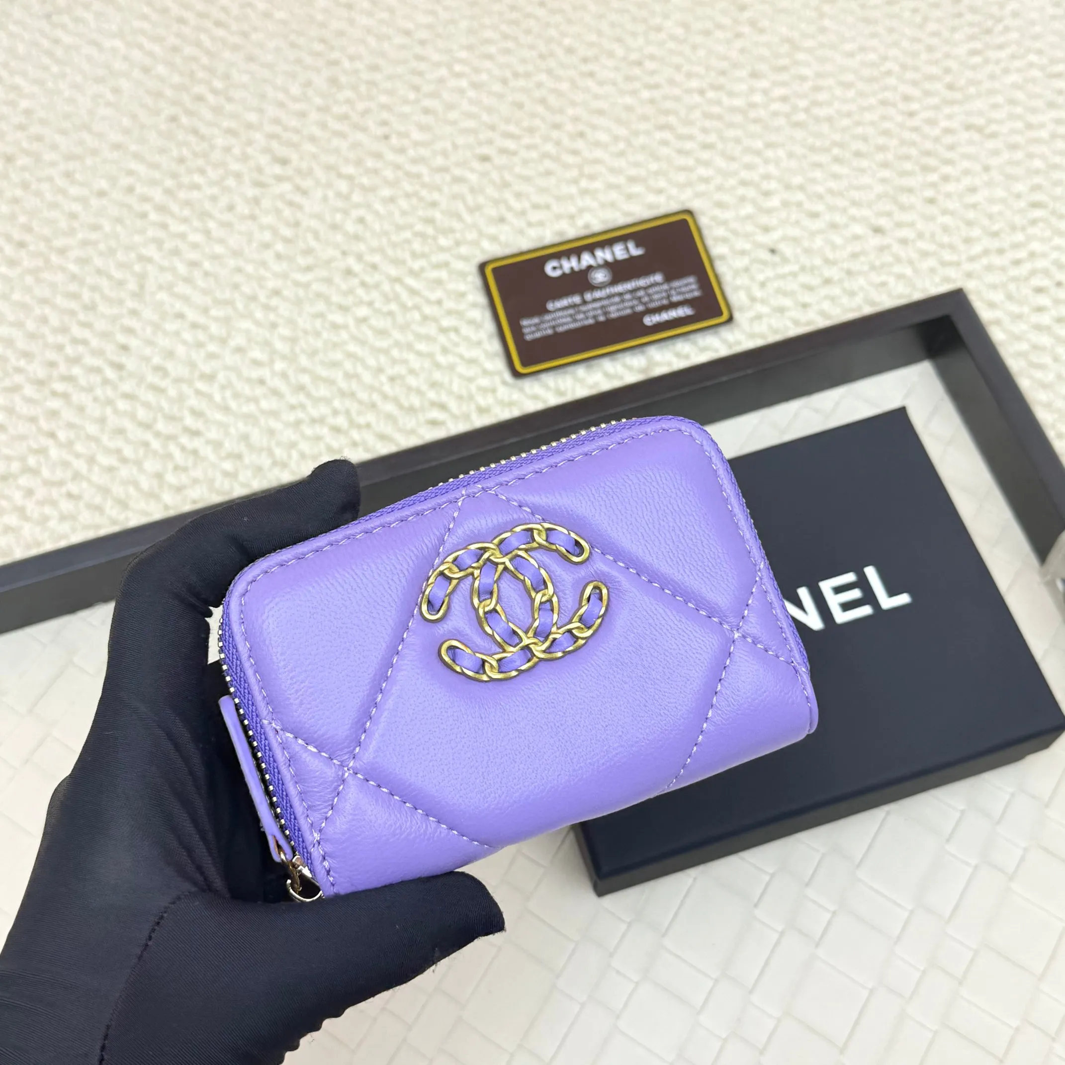 💰130Chanel card holder❤Coin purse️❤️Full leather inside and outside. Counter style. Impeccable workmanship details. Adhere to high quality. Style number: P1920 Size: 11.5x8cm