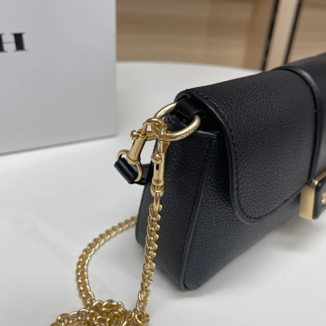 Top original order p420💰COACH Classic Outlet new GRACE flip shoulder crossbody bag for women, model CC033. Size: 22X12.5X5.5