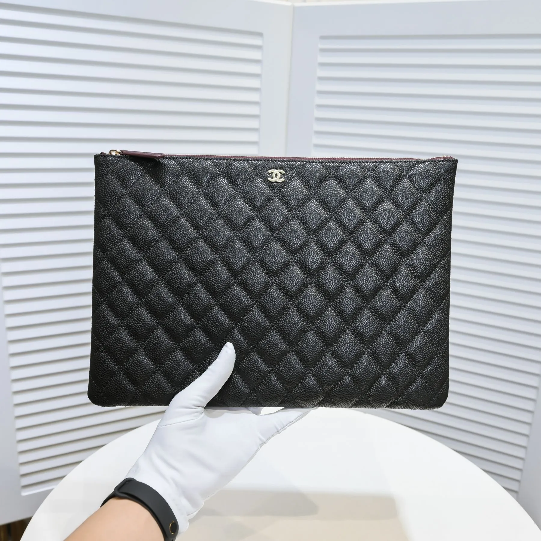 💰340￥Gold buckle with box Chanel/Chanel🔥 ⚡⚡The latest cowhide caviar rhombus handbag from the official website👏👏more fashionable and trendy📢 📢It looks more noble and generous when you get it💗💗Synchronized with all major counters🎀🎀Size: 34*24cm Style number: 80573