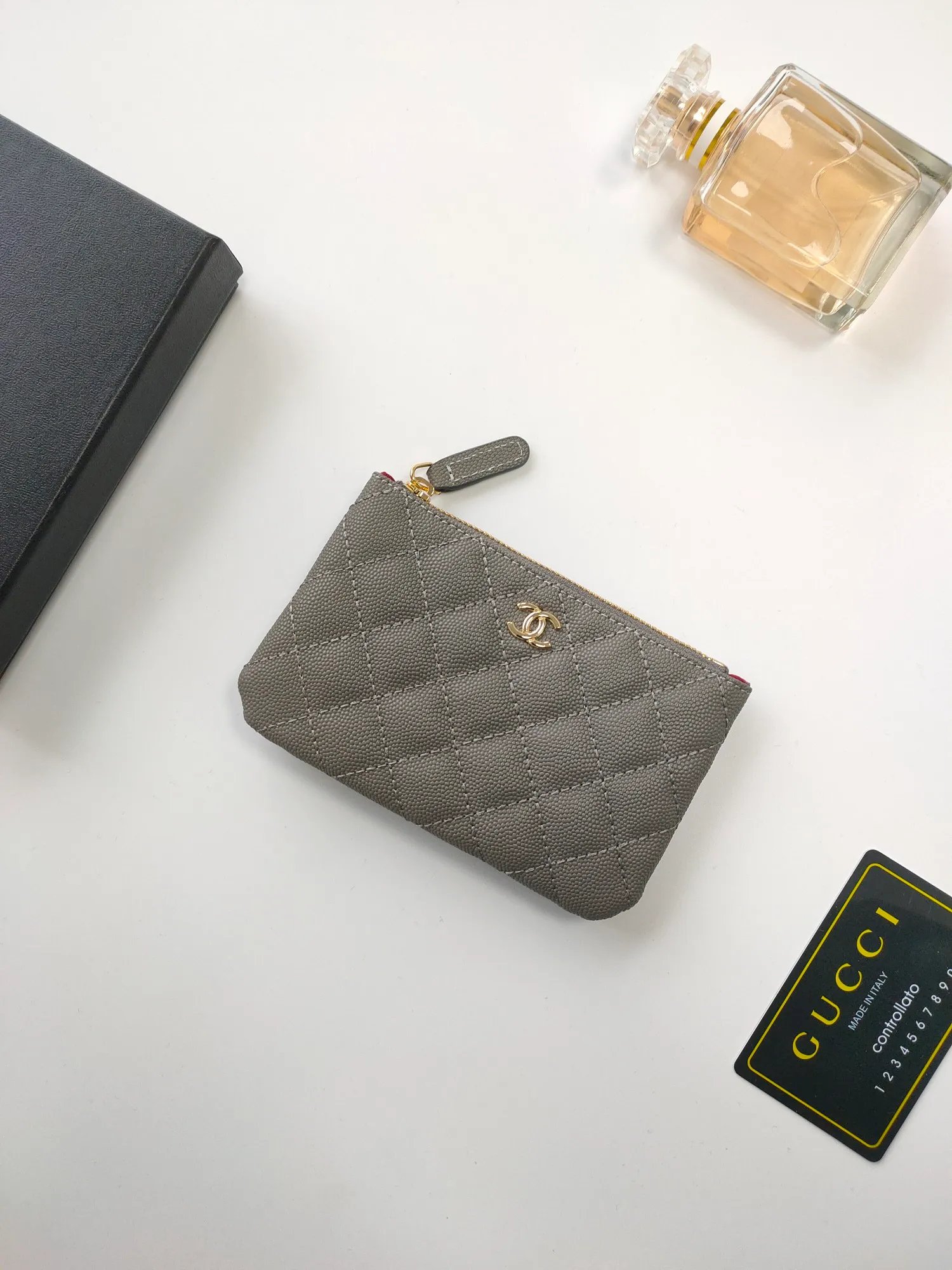 💰110💰CHANEL coin purse has arrived💦Model number A82365, leather hardware, exquisite details, complete package! Size 15*8.5cm