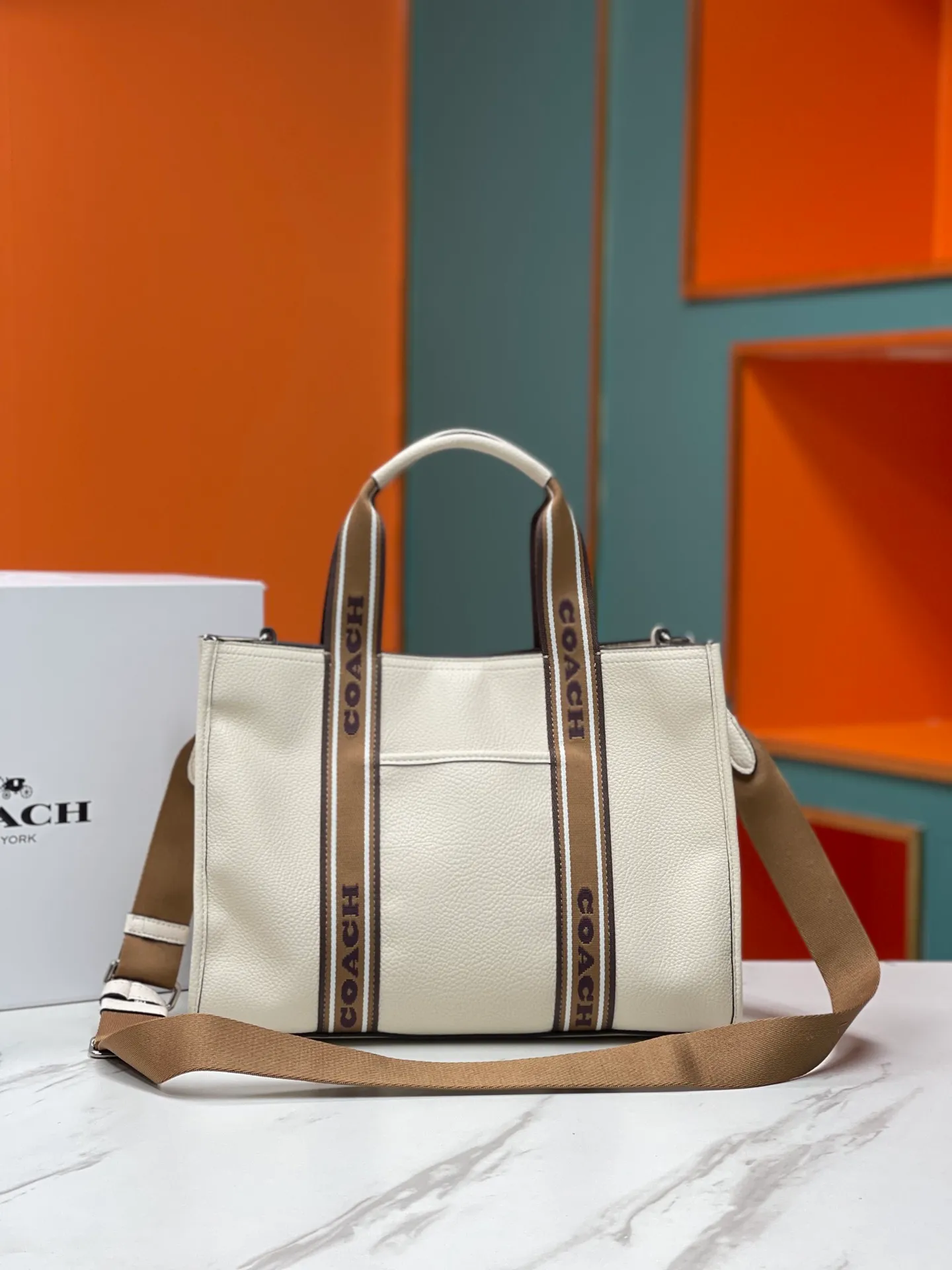 Batch 460💰COACH/Coach new shopping bag counter synchronization model CM067 _SVCAH2023 new size 36X25X13