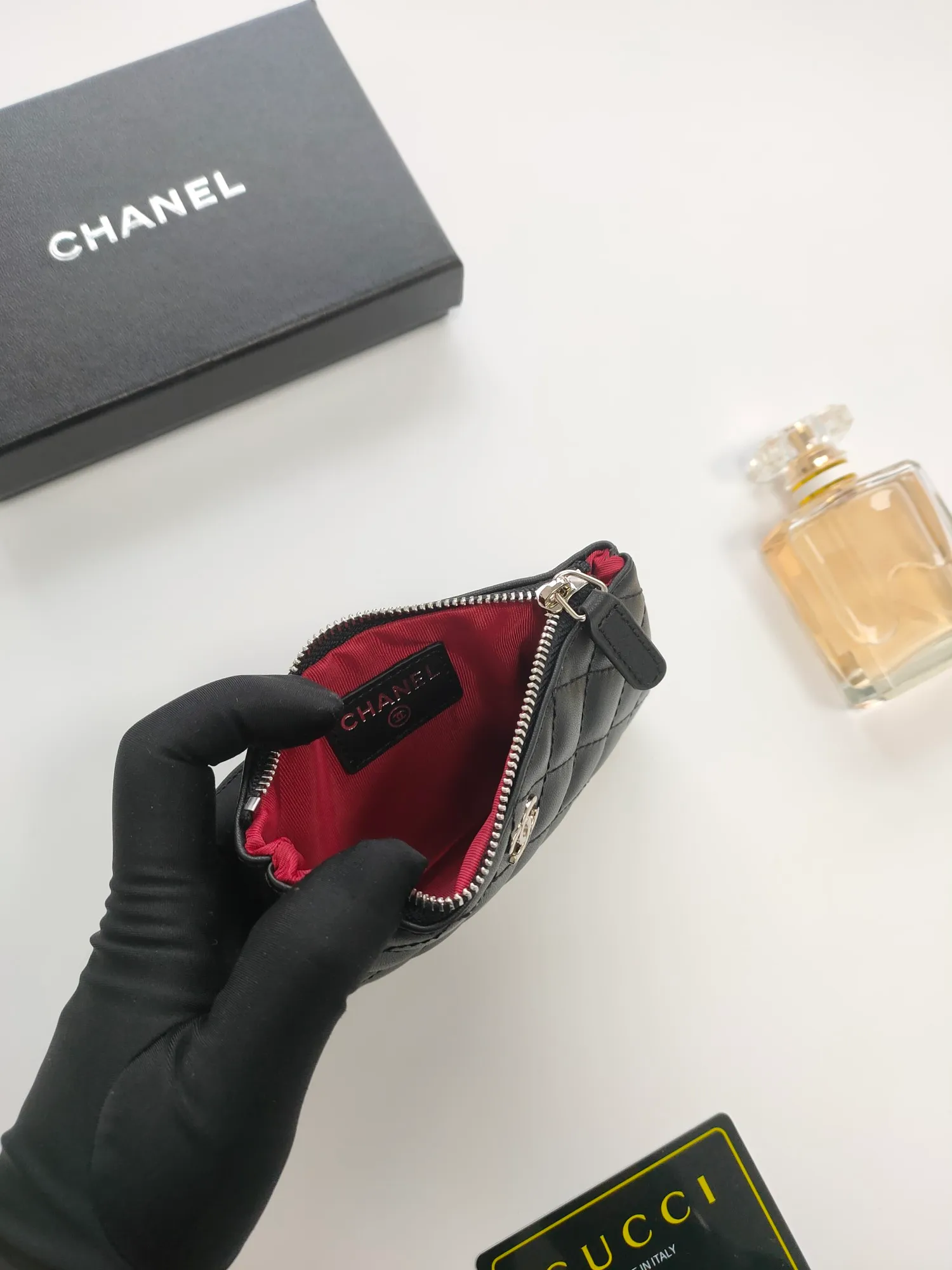 💰110💰CHANEL coin purse has arrived💦Model number A82365, leather hardware, exquisite details, complete package! Size 15*8.5cm