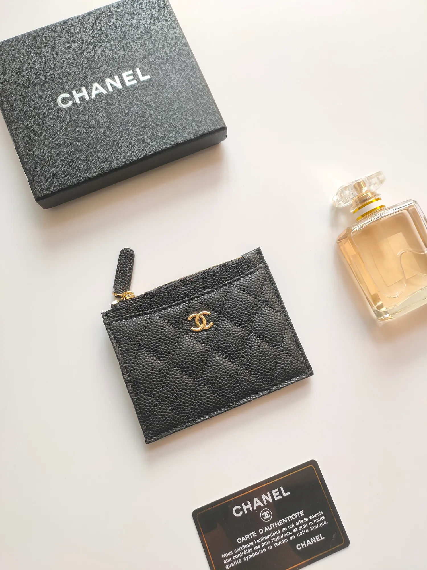￥110💰Chanel zipper card holder💦Model No. A84105 top leather hardware, exquisite details! Size:9x11.5cm