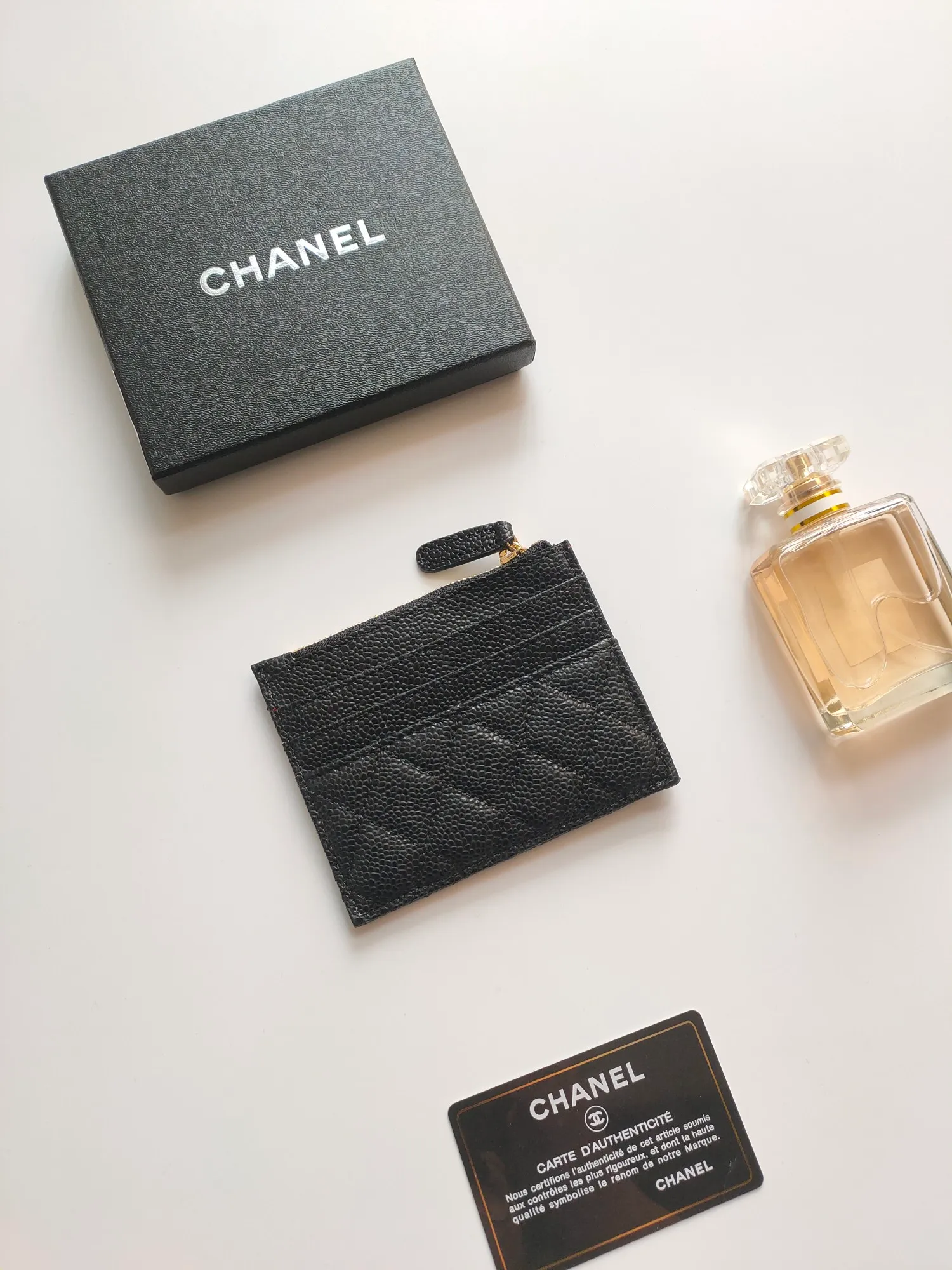 ￥110💰Chanel zipper card holder💦Model No. A84105 top leather hardware, exquisite details! Size:9x11.5cm