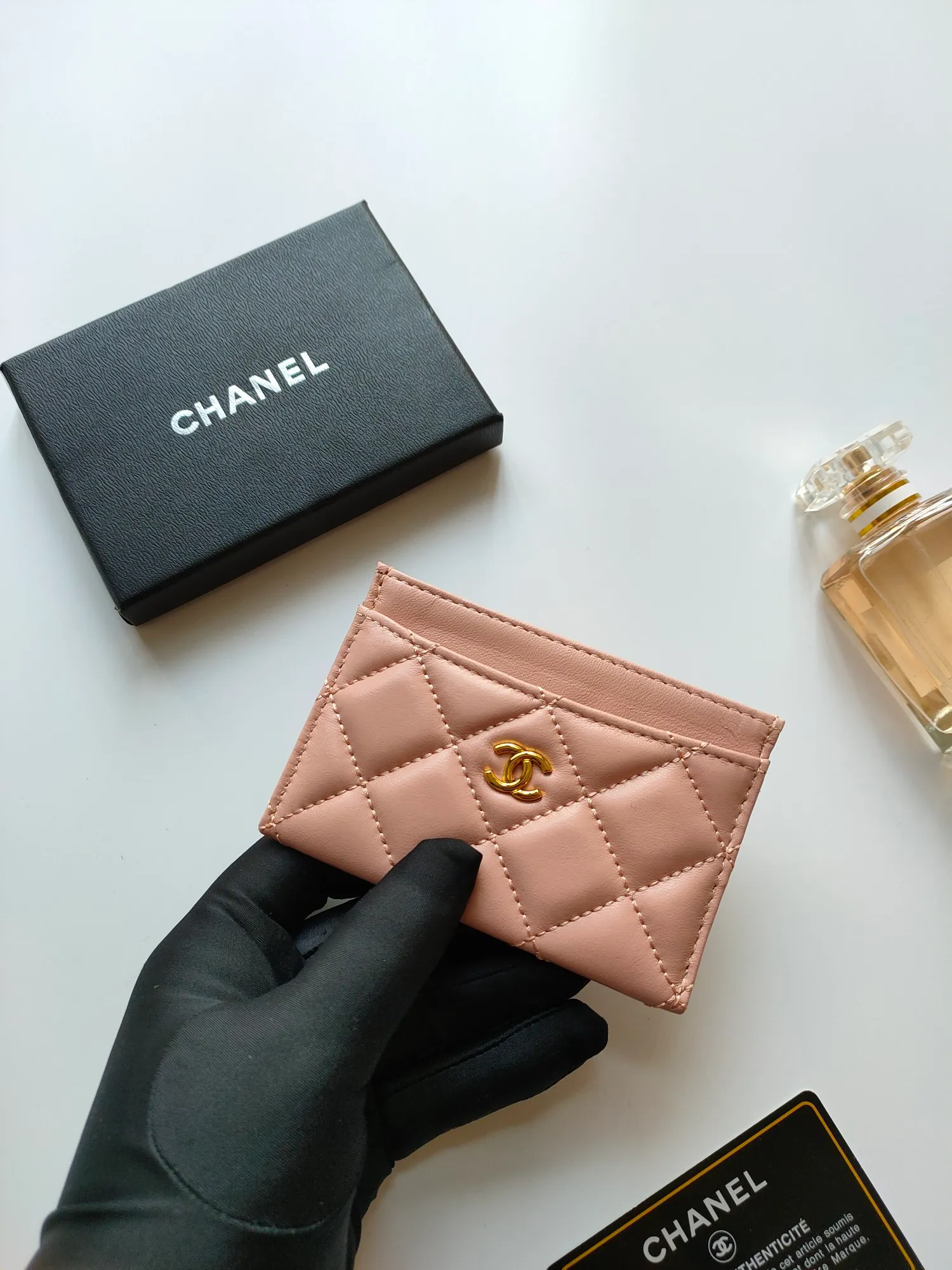 💰90 CHANEL Chanel counter style classic card holder👍Model number: AP446 Size: 7.5×11.2×0.5cm Sheepskin inside and outside😍😍Fine workmanship and high-end quality