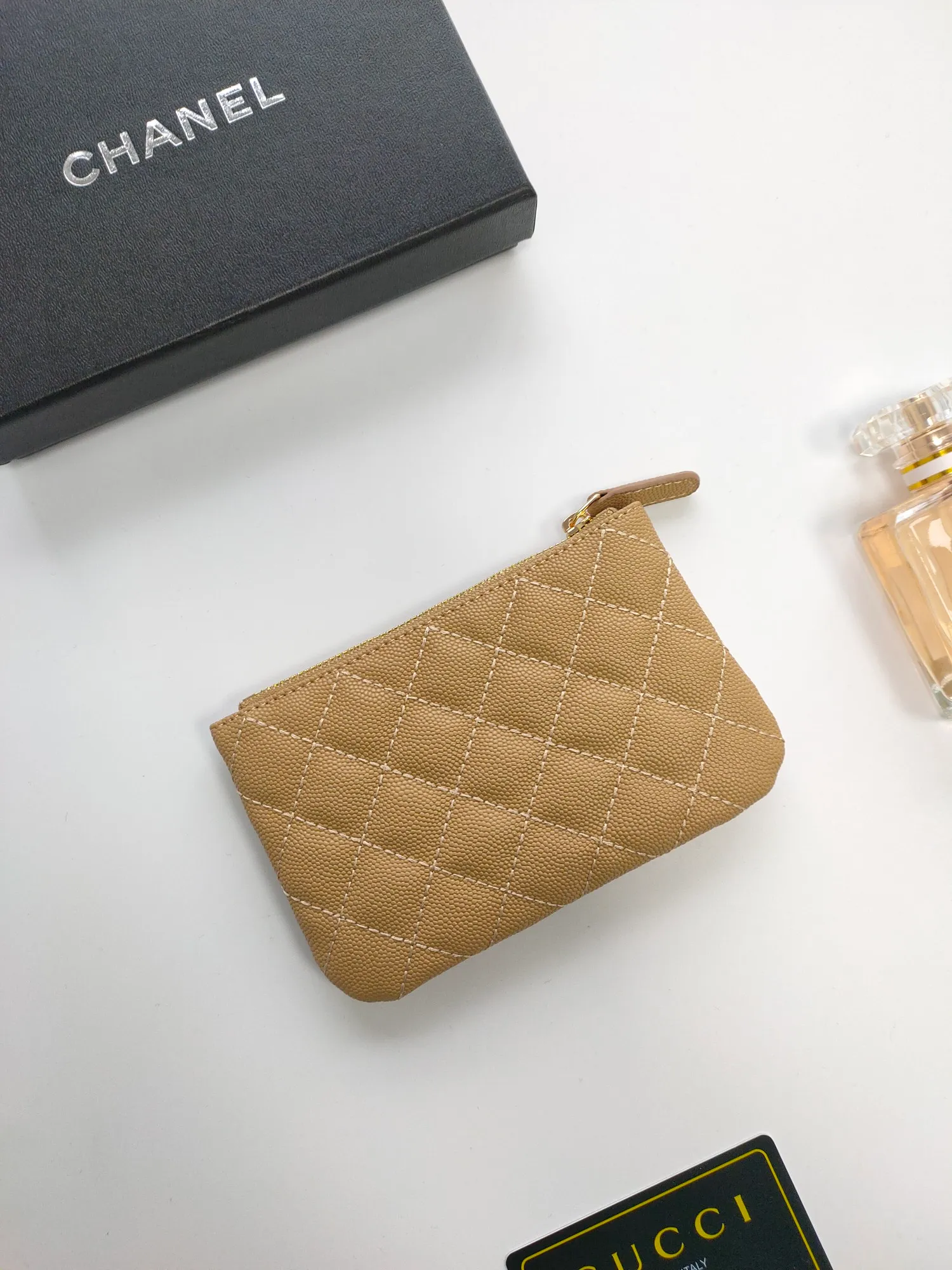 💰110💰CHANEL coin purse has arrived💦Model number A82365, leather hardware, exquisite details, complete package! Size 15*8.5cm