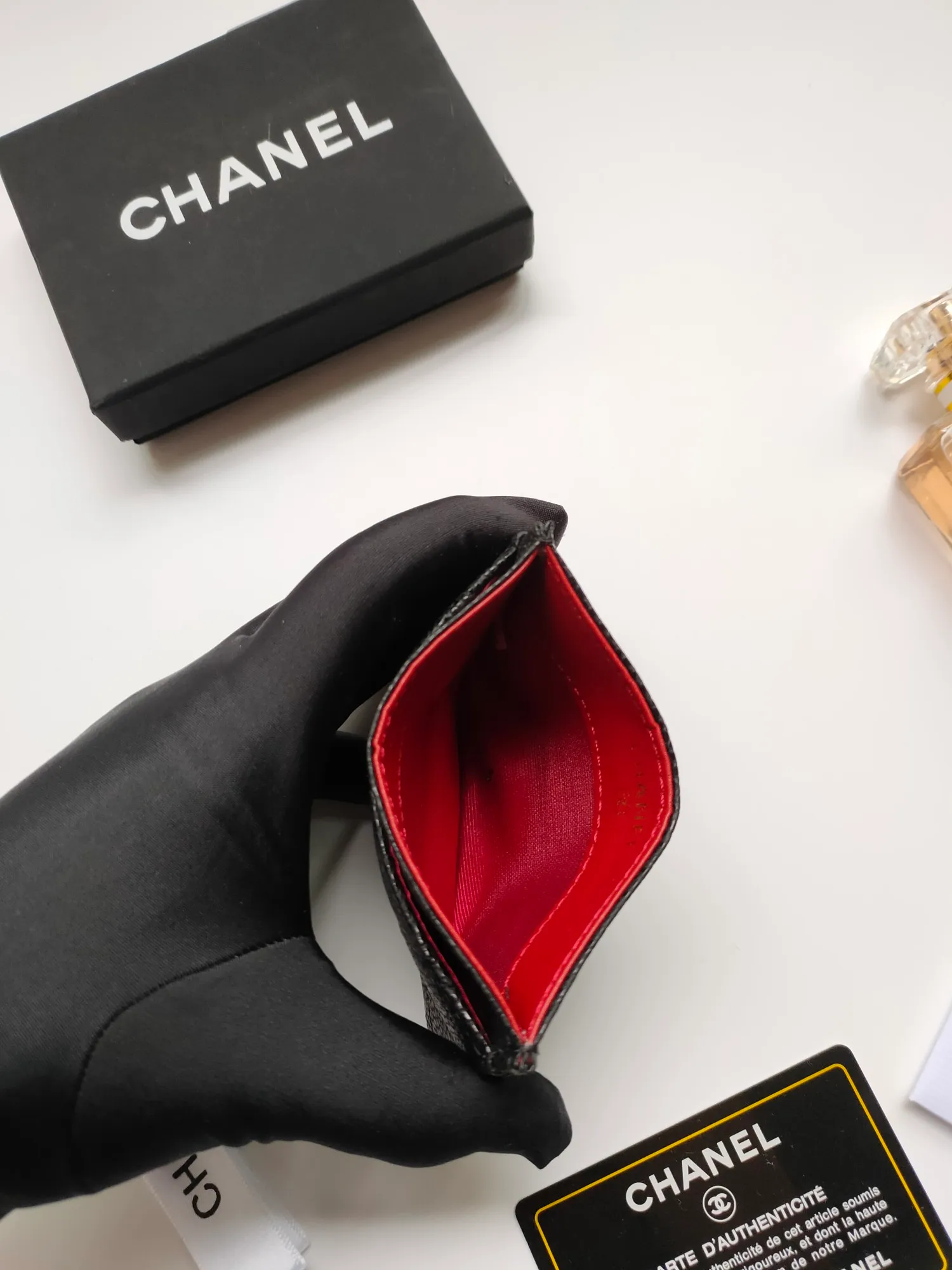 💰90 CHANEL Chanel counter card holder👍Model number: AP446 Size: 7.5×11.2×0.5cm Caviar cowhide on the outside + sheepskin on the inside + gold hardware😍😍Fine workmanship High-end quality [Rose] Complete accessories