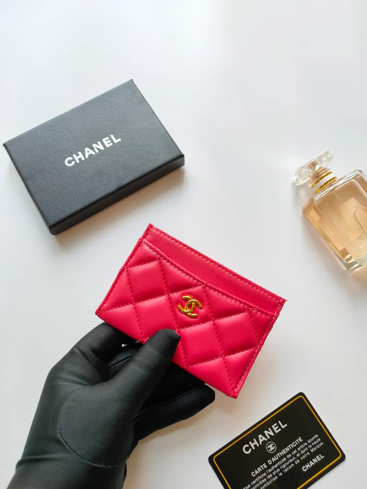💰90 CHANEL Chanel counter style classic card holder👍Model number: AP446 Size: 7.5×11.2×0.5cm Sheepskin inside and outside😍😍Fine workmanship and high-end quality