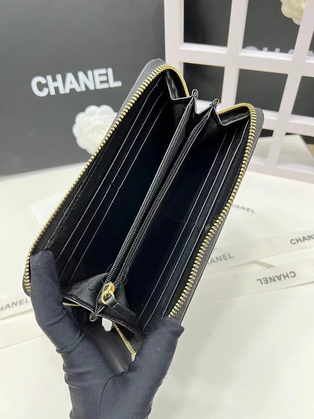 Upgraded version💋leboy series small grain ball grain cowhide vs sheepskin🍃gold and silver buckle.Chanel 🆕new color snap button 20% off long wallet, [satisfied][satisfied] original order quality exquisite lock buckle, exquisite stitching workmanship 8 card slots with the latest packaging 80286🍃Size: 19cm💰180