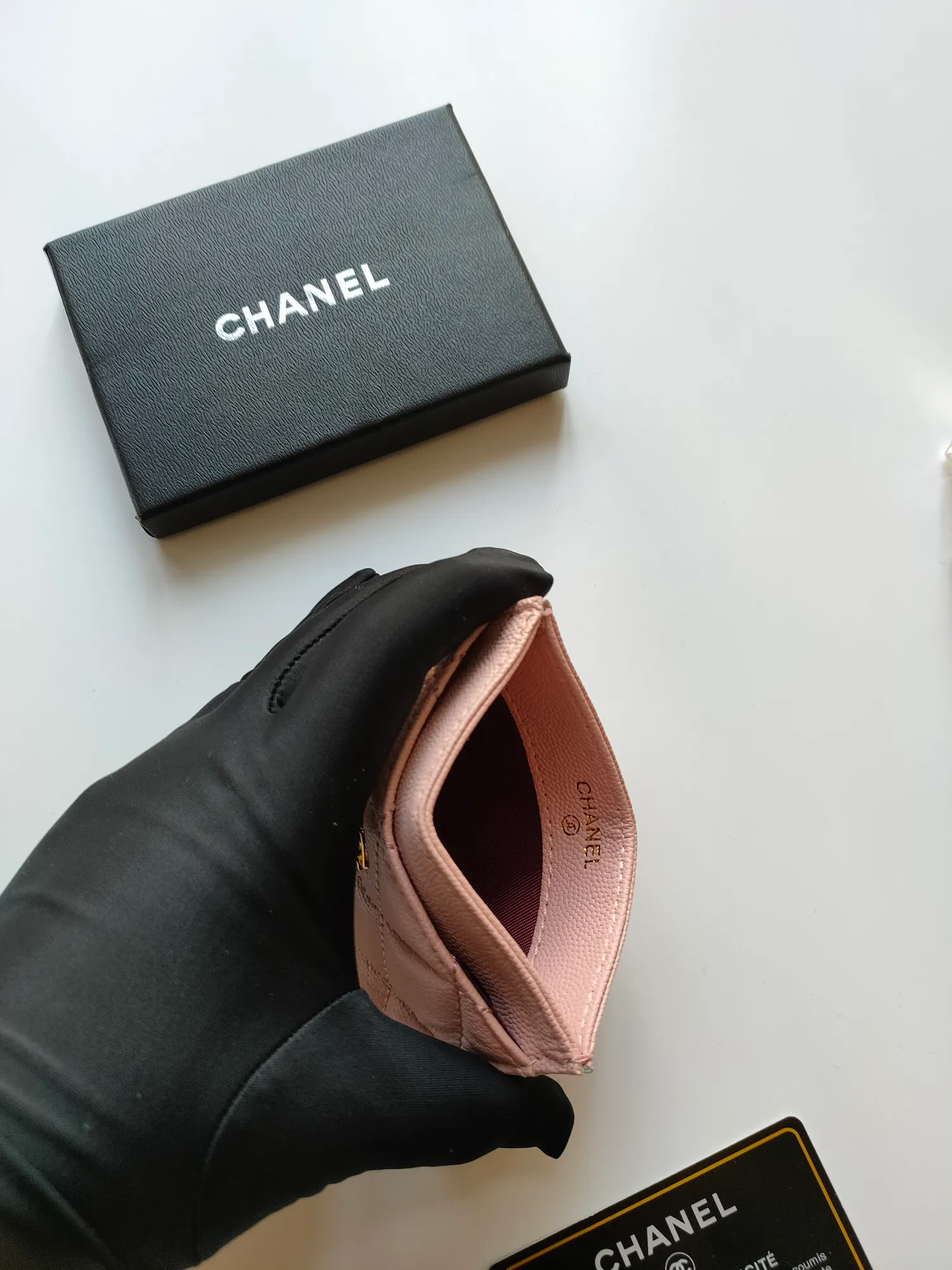 💰90 CHANEL Chanel counter classic card holder👍Model number: AP446 Made of caviar cowhide, size: 7.5×11.2×0.5cm 😍😍Fine workmanship and high-end quality