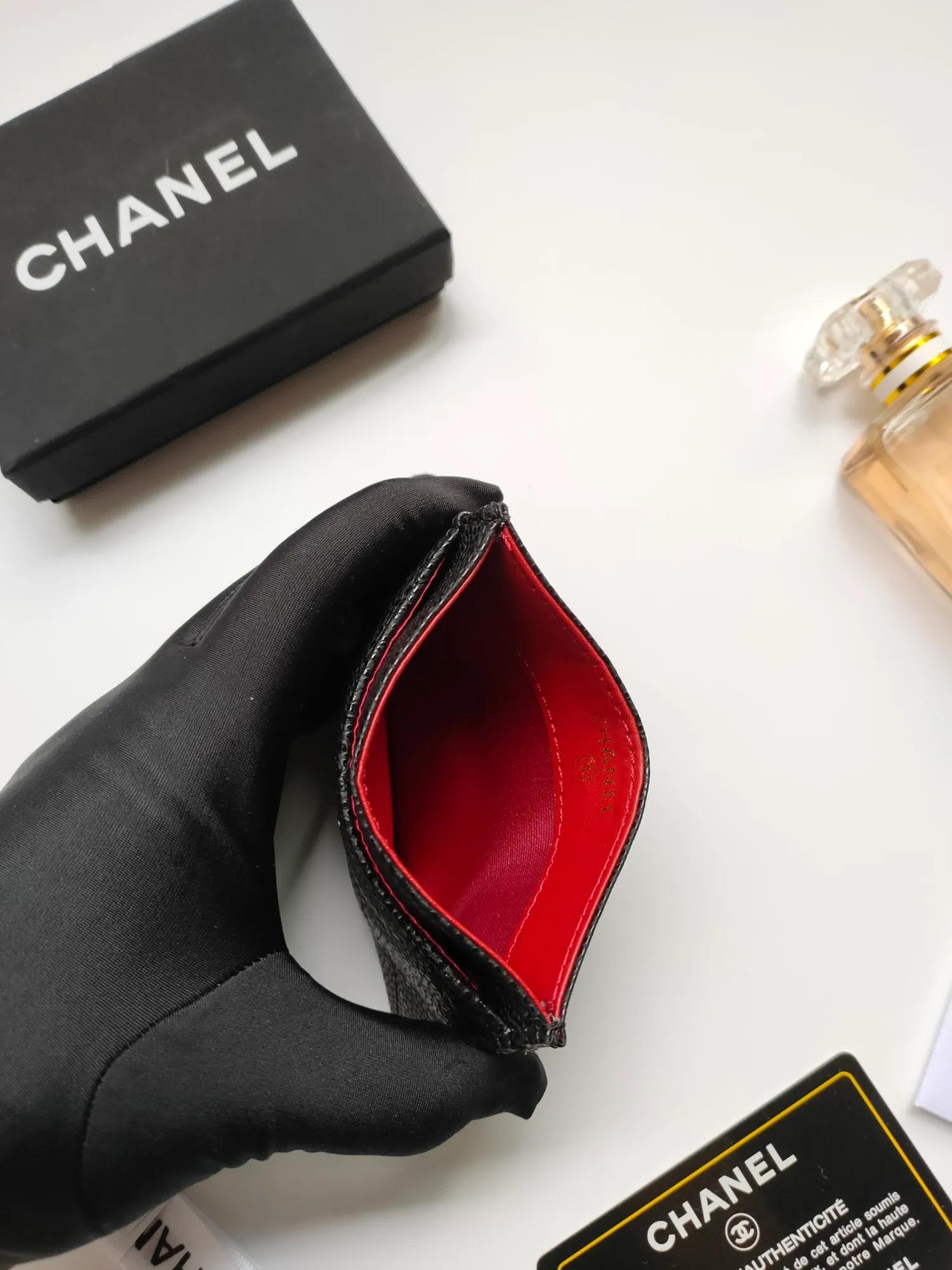 💰90 CHANEL Chanel counter card holder👍Model number: AP446 Size: 7.5×11.2×0.5cm Caviar cowhide on the outside + sheepskin on the inside + gold hardware😍😍Fine workmanship High-end quality [Rose] Complete accessories