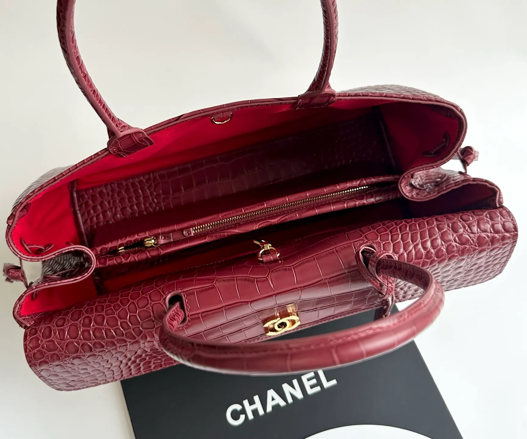 All Categories Chanel Women's Bags (Chanel) Chanel Original 6428 Crocodile Embossed Leather