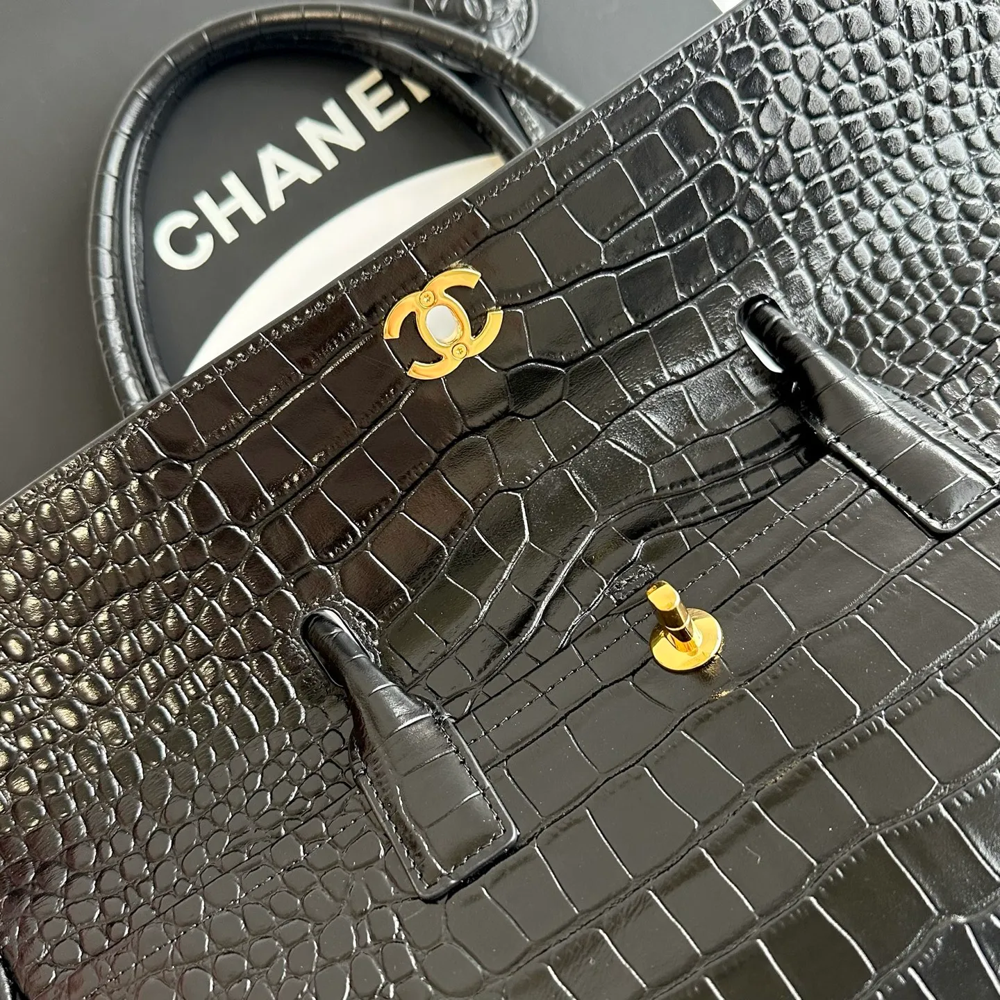 All Categories Chanel Women's Bags (Chanel) Chanel Original 6428 Crocodile Embossed Leather