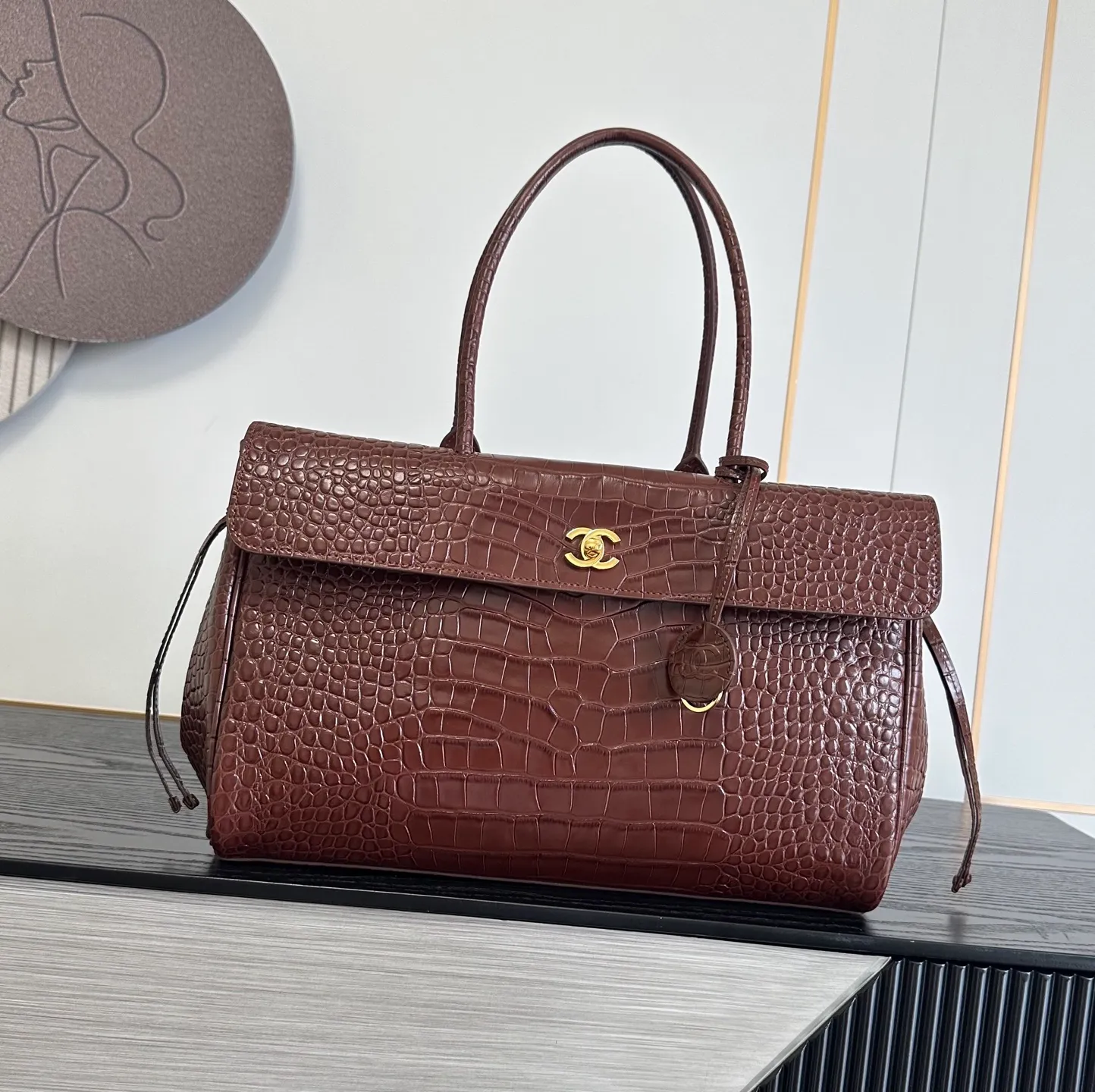 All Categories Chanel Women's Bags (Chanel) Chanel Original 6428 Crocodile Embossed Leather