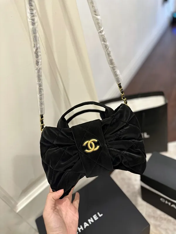 All Categories Official Website "Brand Women's Bags" Women's Bags 💙 Chanel 2025 New Chanel Bow Chain Bag