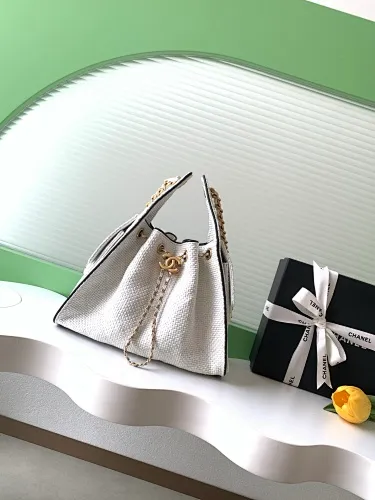 All Categories Official Website "Brand Women's Bags" Women's Bags 💙 Chanel 2026 New CHANEL Straw Bucket Bag
