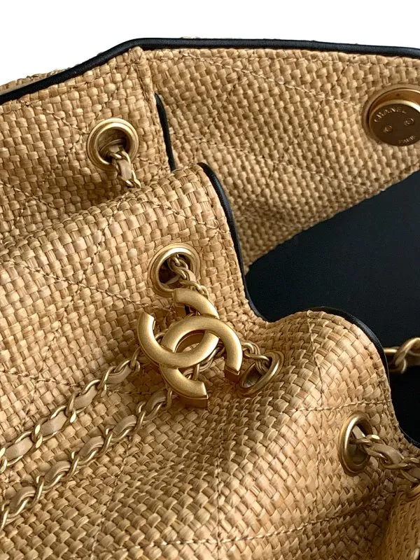 All Categories Official Website "Brand Women's Bags" Women's Bags 💙 Chanel 2026 New CHANEL Straw Bucket Bag