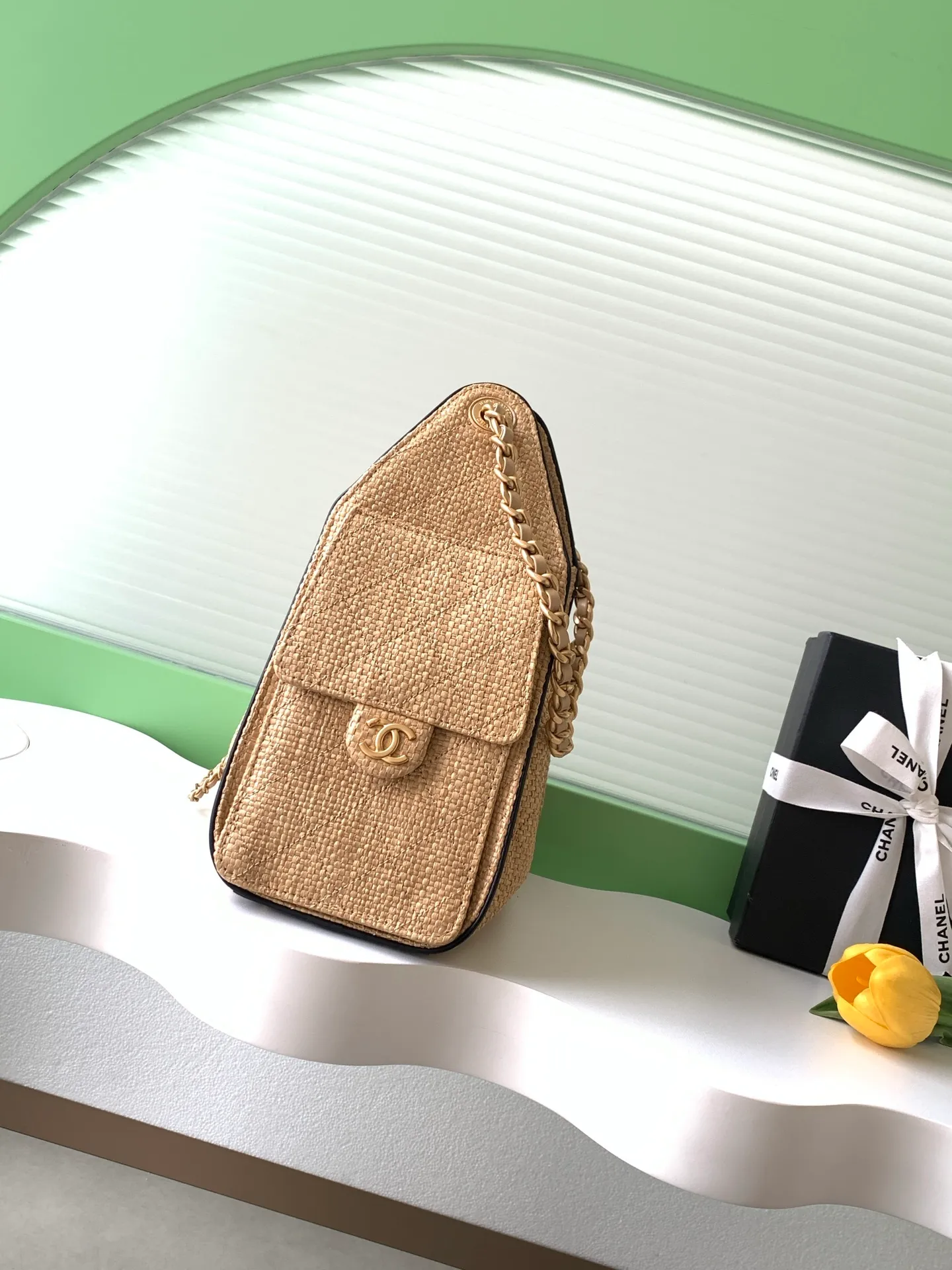 All Categories Official Website "Brand Women's Bags" Women's Bags 💙 Chanel 2026 New CHANEL Straw Bucket Bag