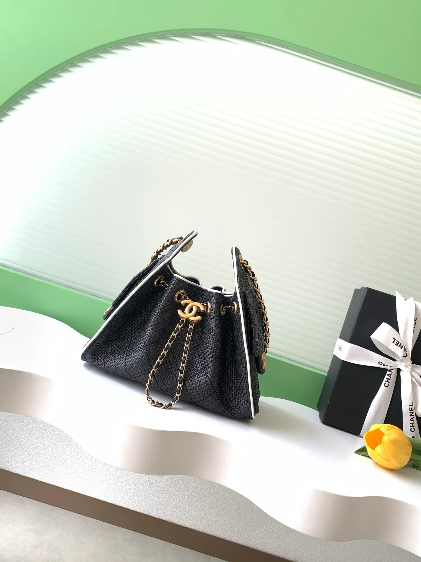 All Categories Official Website "Brand Women's Bags" Women's Bags 💙 Chanel 2026 New CHANEL Straw Bucket Bag