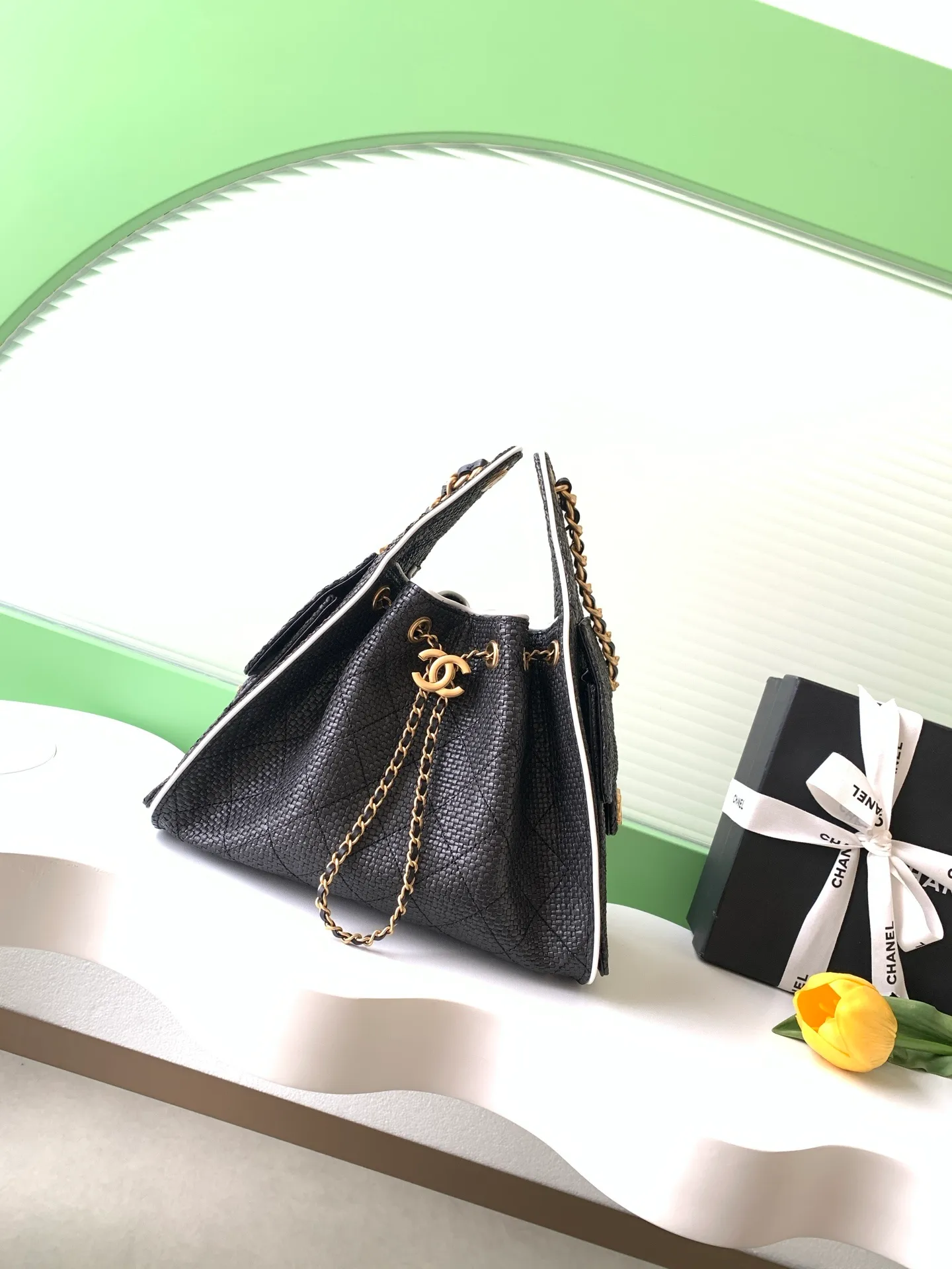 All Categories Official Website "Brand Women's Bags" Women's Bags 💙 Chanel 2026 New CHANEL Straw Bucket Bag