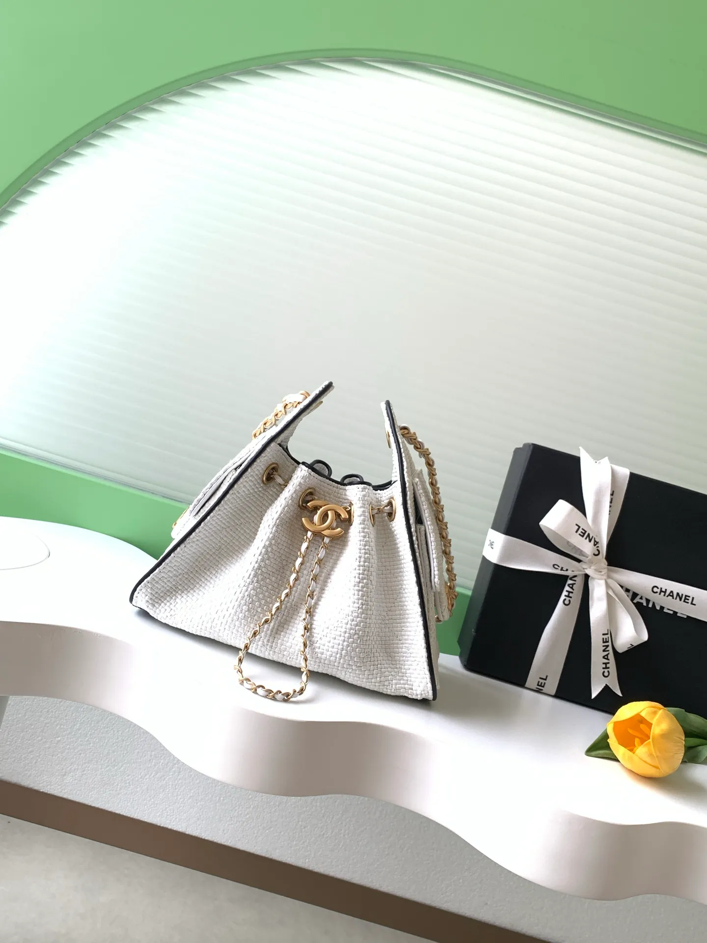 All Categories Official Website "Brand Women's Bags" Women's Bags 💙 Chanel 2026 New CHANEL Straw Bucket Bag