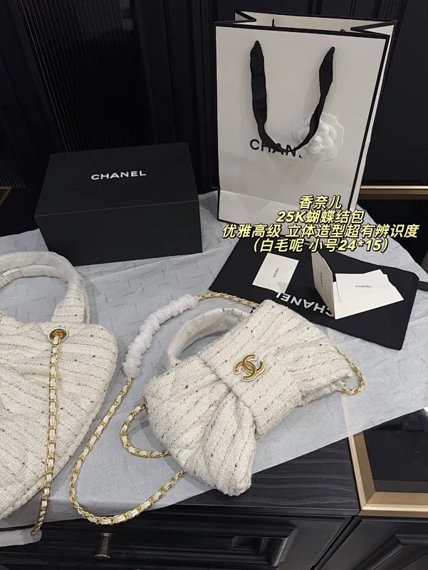 All Categories Official Website "Brand Women's Bags" Women's Bags 💙 Chanel 2025 New Chanel25K Bow Bag