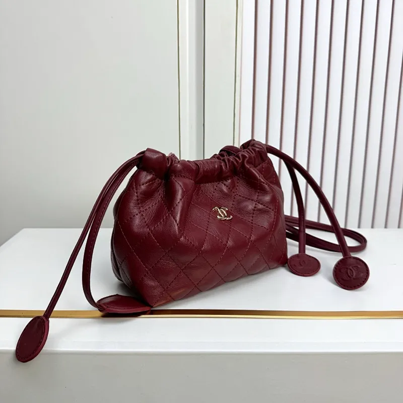 All Categories Official Website "Brand Women's Bags" Women's Bags 💙 Chanel 2026 Official Website CHANEL Diamond Drawstring Bucket Bag