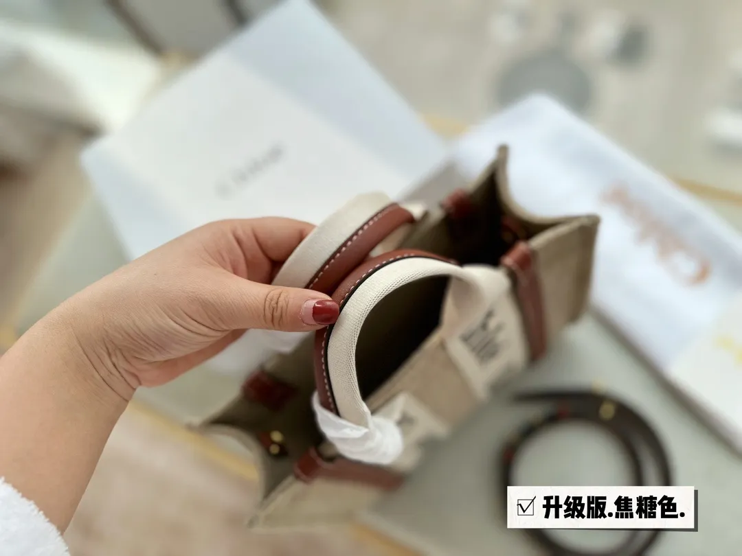 All Categories Official Website "Brand Women's Bags" Women's Bags 💙 Chloe 2023 New Chloe Canvas Tote Bag Wholesale