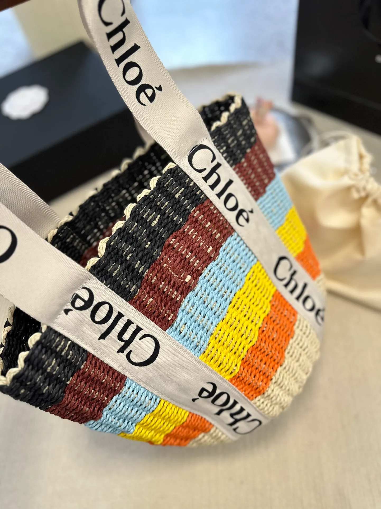 All Categories Official Website "Brand Women's Bags" Women's Bags 💙 Chloe 2023 New Chloe Straw Vegetable Basket Wholesale