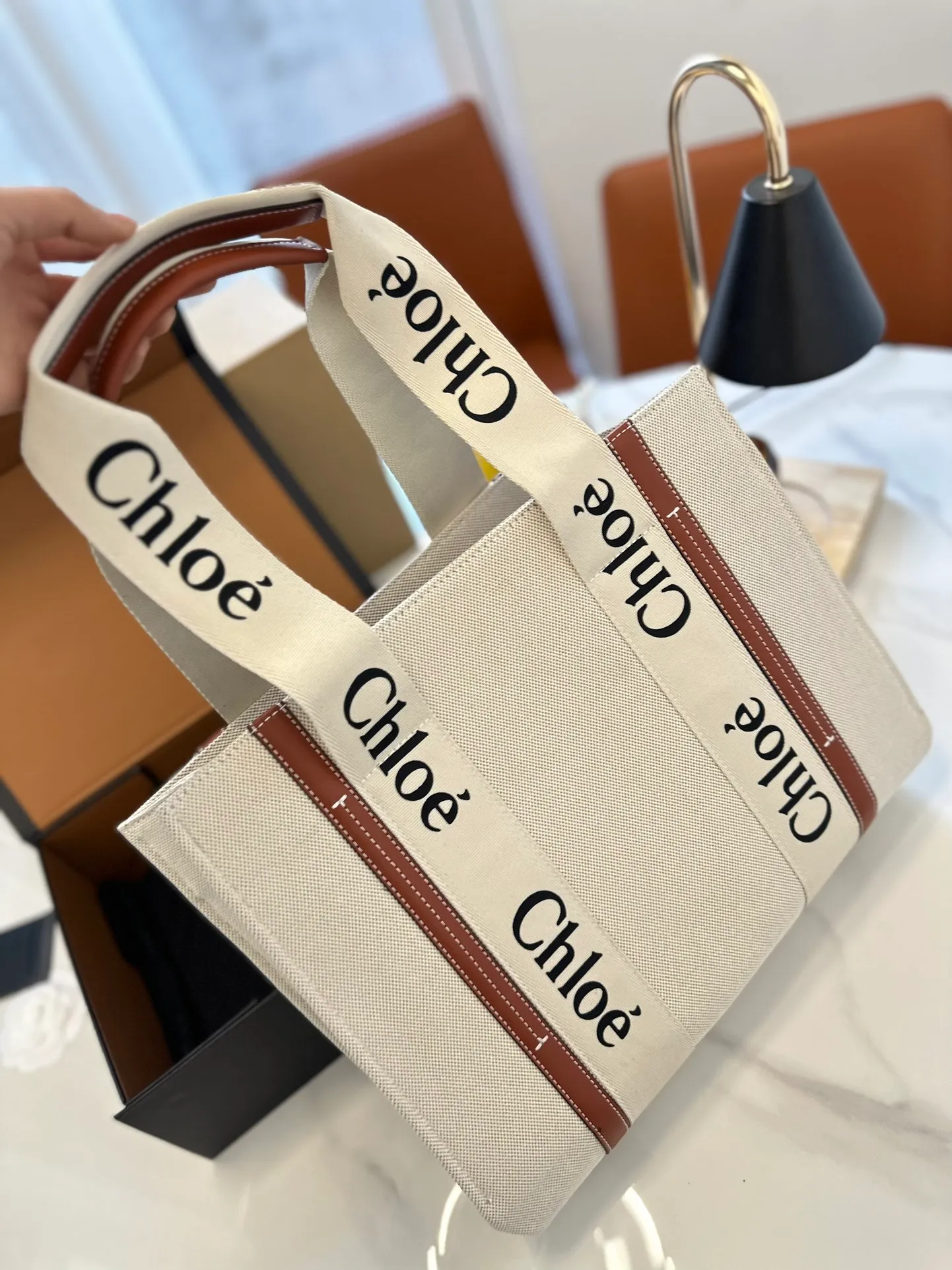 All Categories Official Website "Brand Women's Bags" Women's Bags 💙 Chloe 2023 New Chloe Canvas Handbag Wholesale