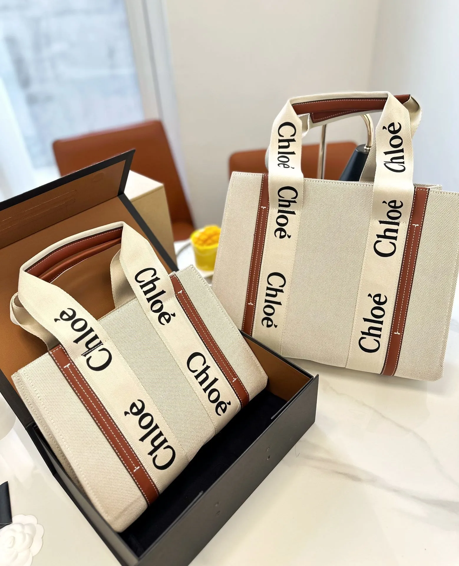 All Categories Official Website "Brand Women's Bags" Women's Bags 💙 Chloe 2023 New Chloe Canvas Handbag Wholesale
