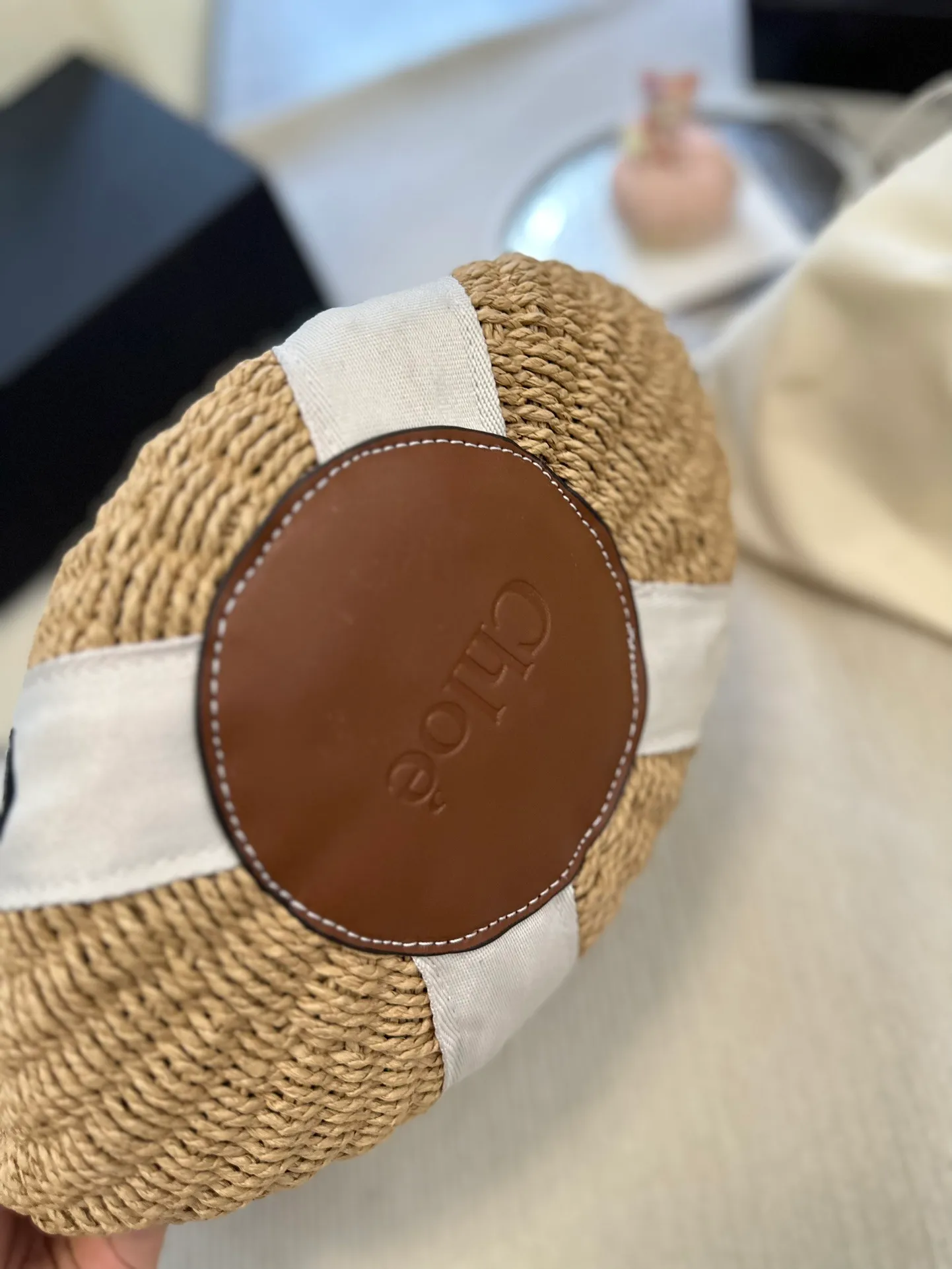 All Categories Official Website "Brand Women's Bags" Women's Bags 💙 Chloe 2023 New Chloe Straw Vegetable Basket Wholesale