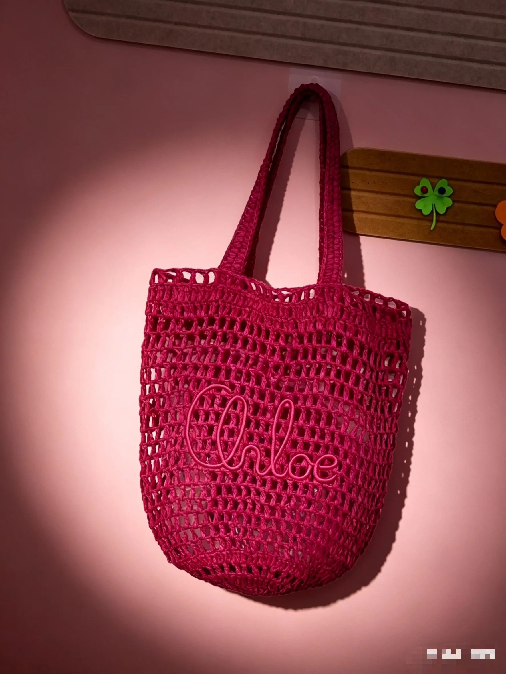 All Categories Official Website "Brand Women's Bags" Women's Bags 💙 Chloe 2026 Official Website Chloe Style Hollow Straw Tote Bag