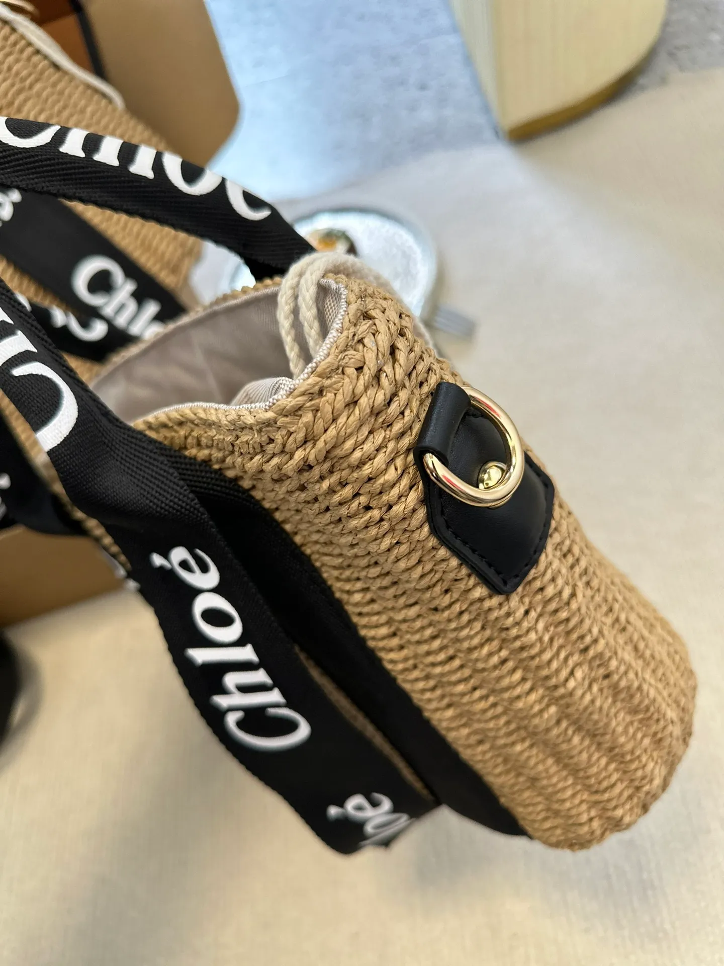 All Categories Official Website "Brand Women's Bags" Women's Bags 💙 Chloe 2023 New Style Chloe Raffia Vegetable Basket Wholesale
