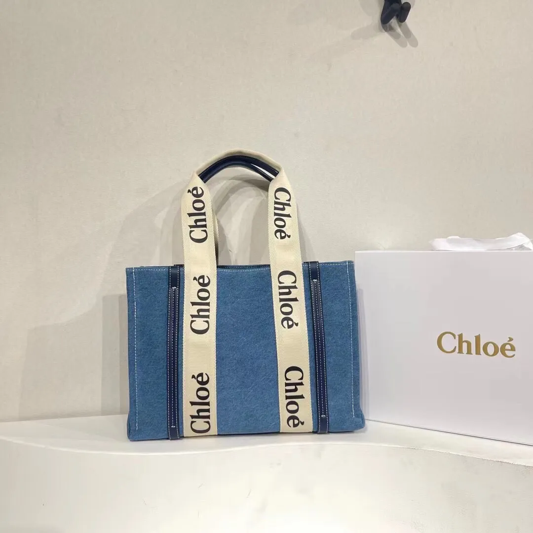 All Categories Official Website "Brand Women's Bags" Women's Bags 💙 Chloe 2022 Official New Style Chloe Woody Tote Bag Wholesale 58001200
