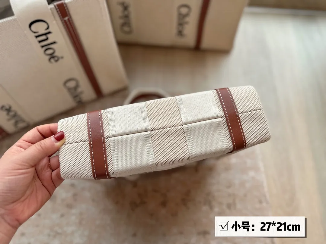 All Categories Official Website "Brand Women's Bags" Women's Bags 💙 Chloe 2023 New Chloe Canvas Tote Bag Wholesale