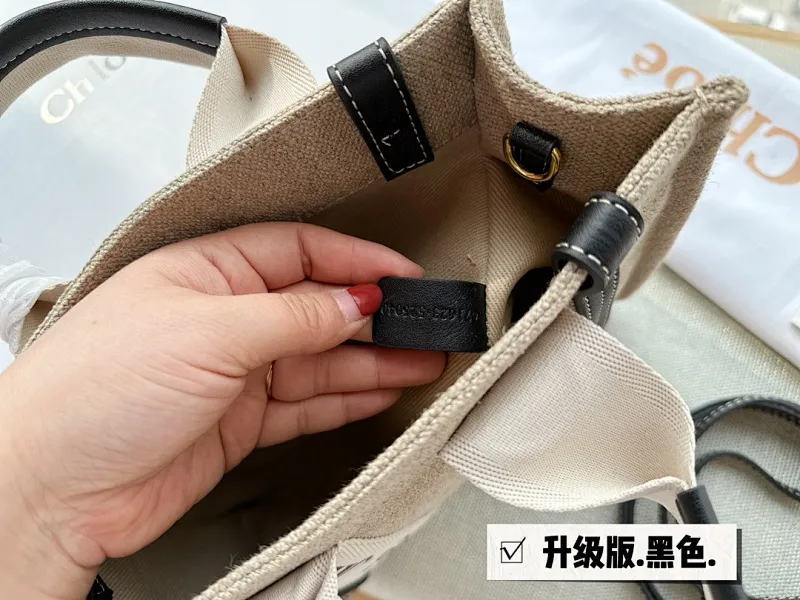 All Categories Official Website "Brand Women's Bags" Women's Bags 💙 Chloe 2023 New Chloe Canvas Tote Bag Wholesale