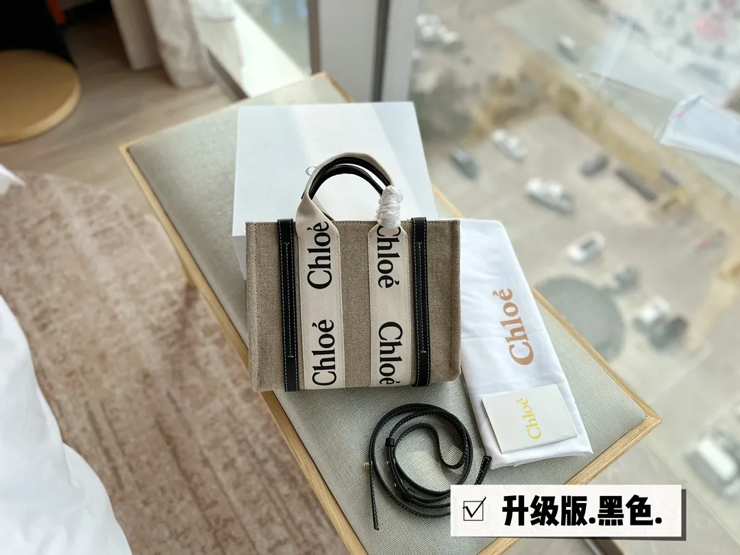 All Categories Official Website "Brand Women's Bags" Women's Bags 💙 Chloe 2023 New Chloe Canvas Tote Bag Wholesale