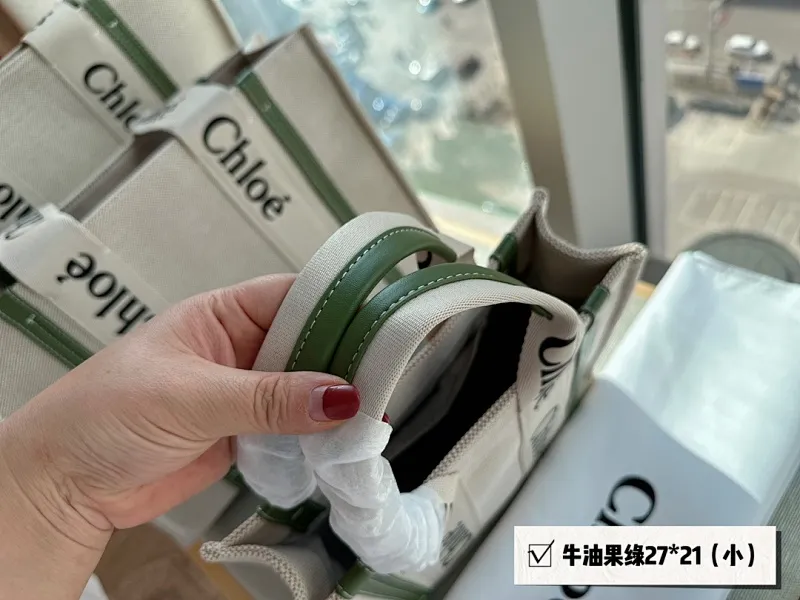 All Categories Official Website "Brand Women's Bags" Women's Bags 💙 Chloe 2023 New Chloe Canvas Tote Bag Wholesale