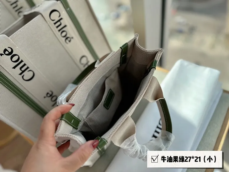 All Categories Official Website "Brand Women's Bags" Women's Bags 💙 Chloe 2023 New Chloe Canvas Tote Bag Wholesale