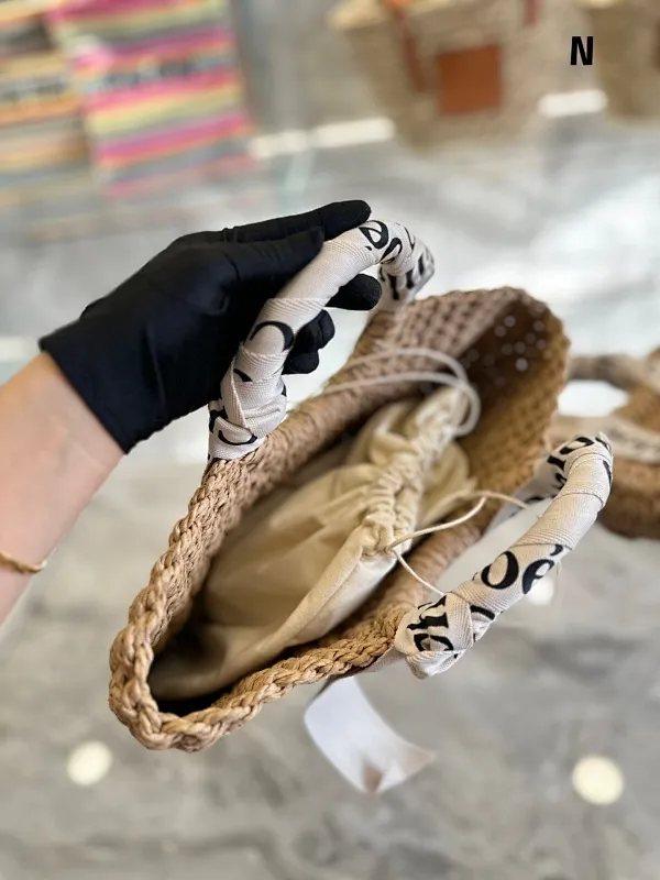 All Categories Official Website "Brand Women's Bags" Women's Bags 💙 Chloe 2023 New Chloe Straw Bag Wholesale
