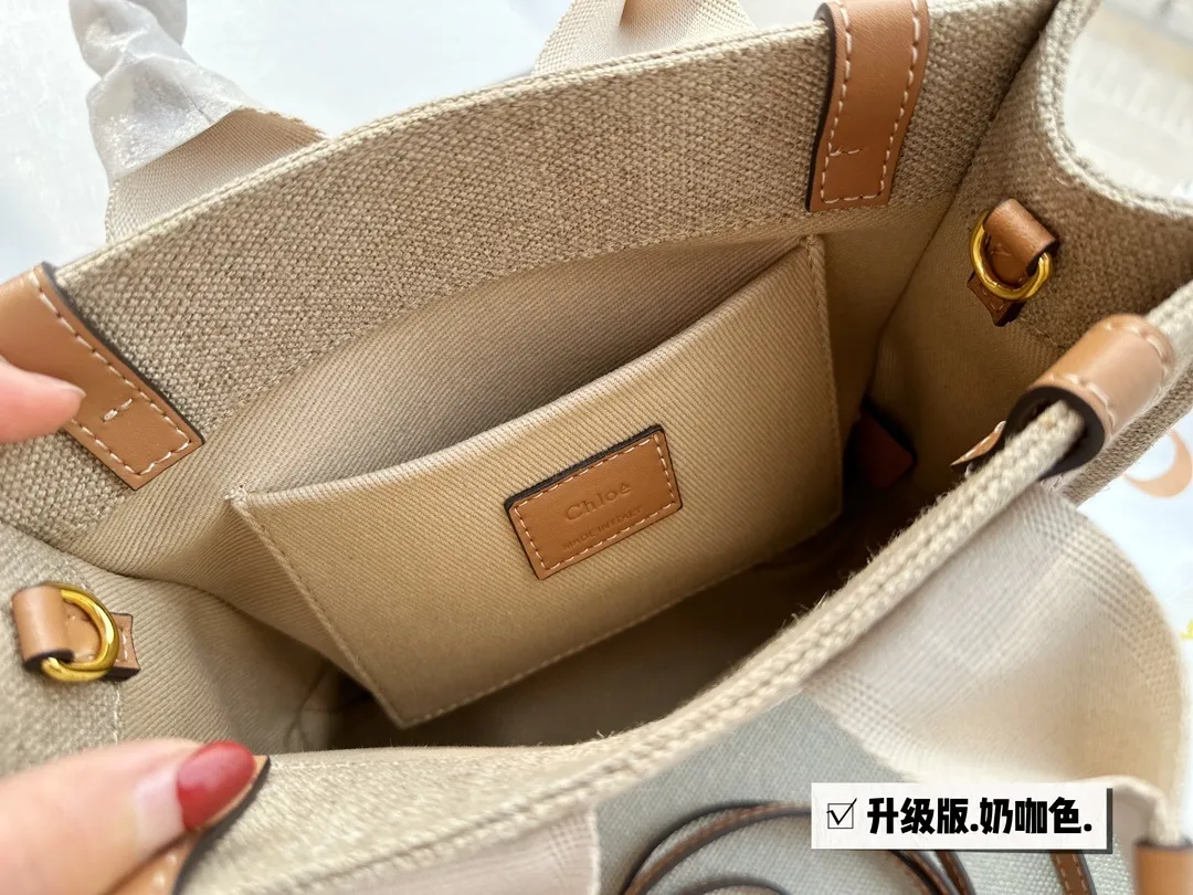All Categories Official Website "Brand Women's Bags" Women's Bags 💙 Chloe 2023 New Chloe Canvas Tote Bag Wholesale