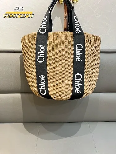 All Categories Official Website "Brand Women's Bags" Women's Bags 💙 Chloe 2026 Official Website Chloe Straw Bag Vegetable Basket