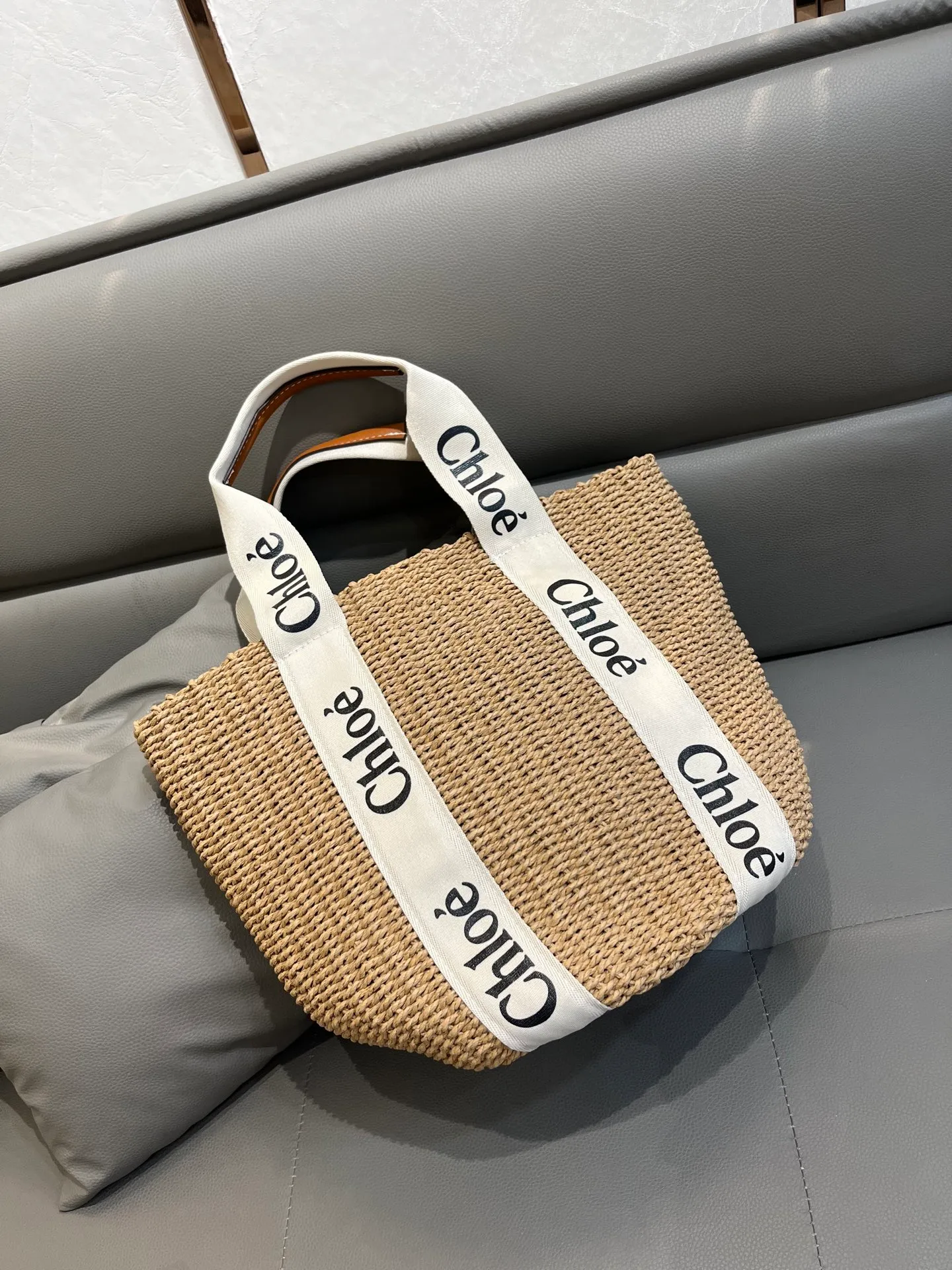 All Categories Official Website "Brand Women's Bags" Women's Bags 💙 Chloe 2026 Official Website Chloe Straw Bag Vegetable Basket