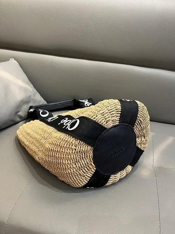 All Categories Official Website "Brand Women's Bags" Women's Bags 💙 Chloe 2026 Official Website Chloe Straw Bag Vegetable Basket