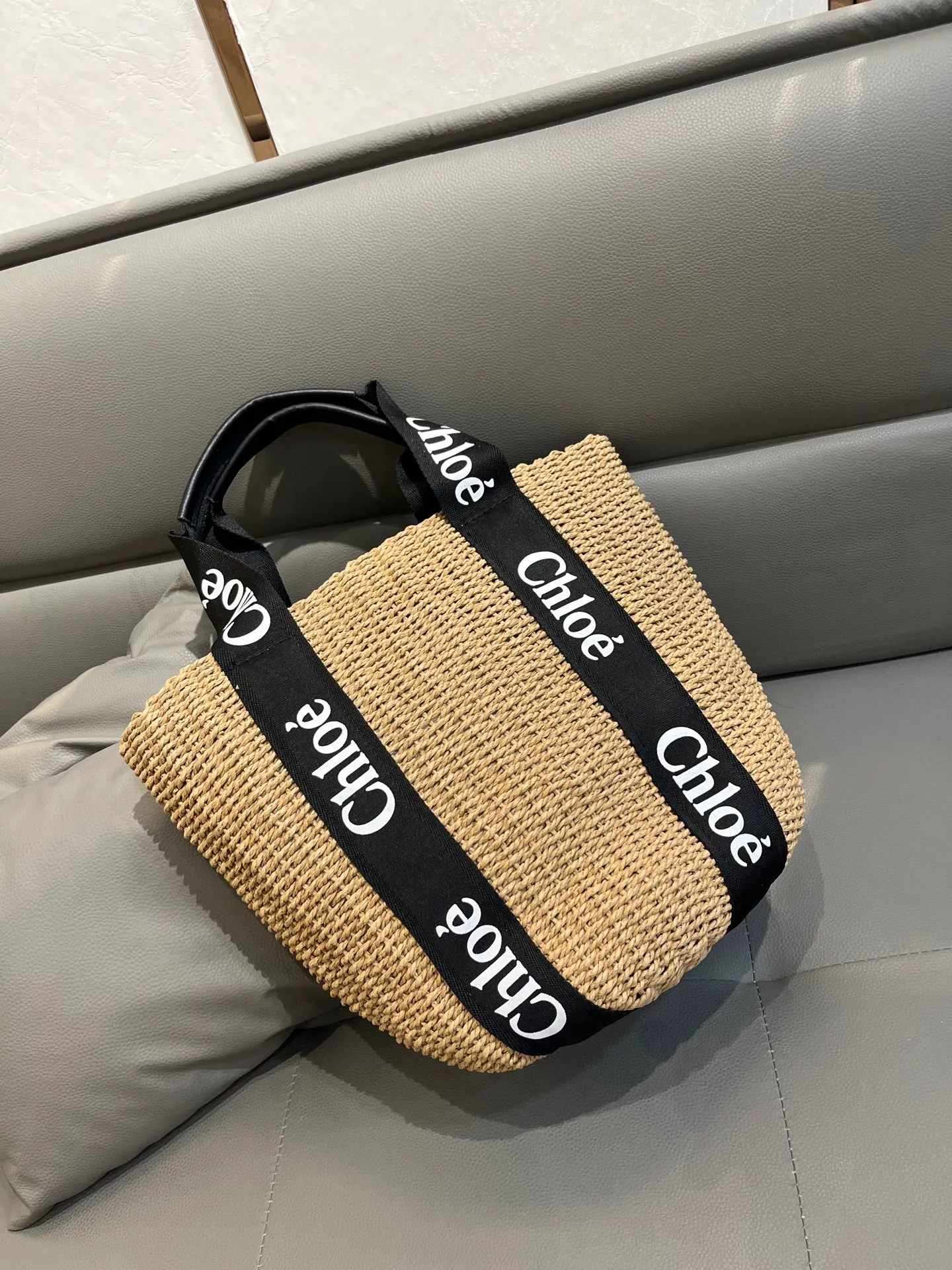 All Categories Official Website "Brand Women's Bags" Women's Bags 💙 Chloe 2026 Official Website Chloe Straw Bag Vegetable Basket