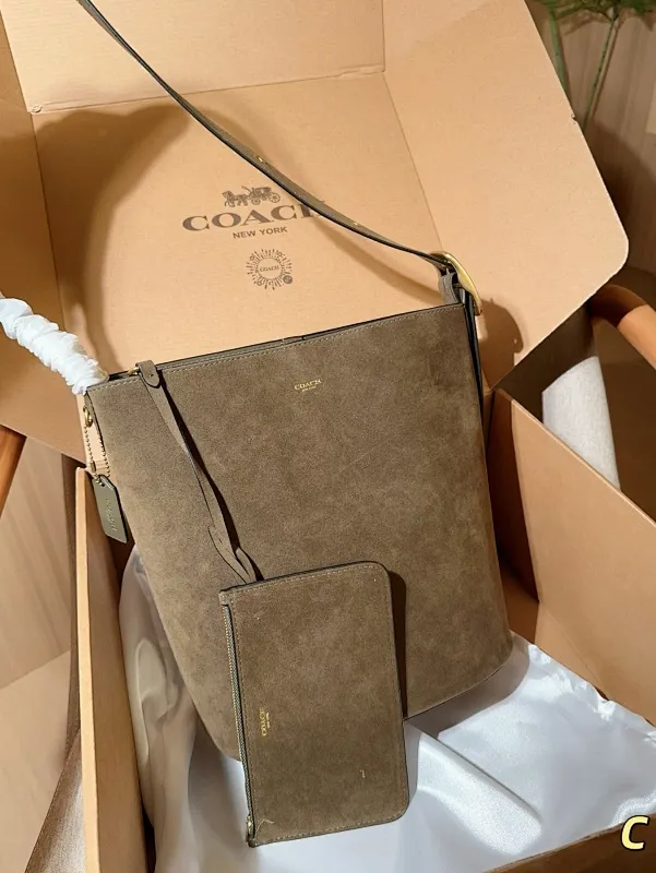 All Categories Official Website "Brand Women's Bags" Women's Bags 💙 COACH 2025 New COACH Bucket Bag