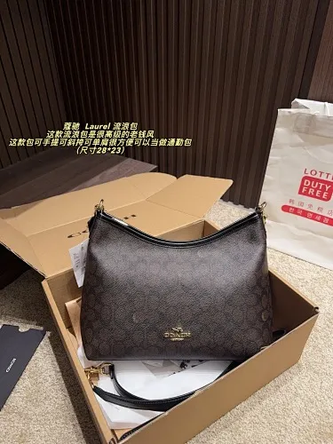 All categories Official website "Brand Women's Bags" Women's Bags 💙 COACH 2025 new COACH Laurel hobo bag